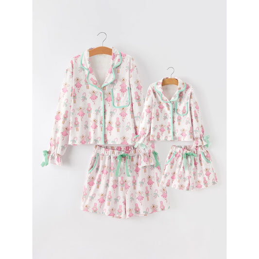 Rylee Faith Designs - Mother & Daughter Christmas Pajama Set - Nutcracker Ballet