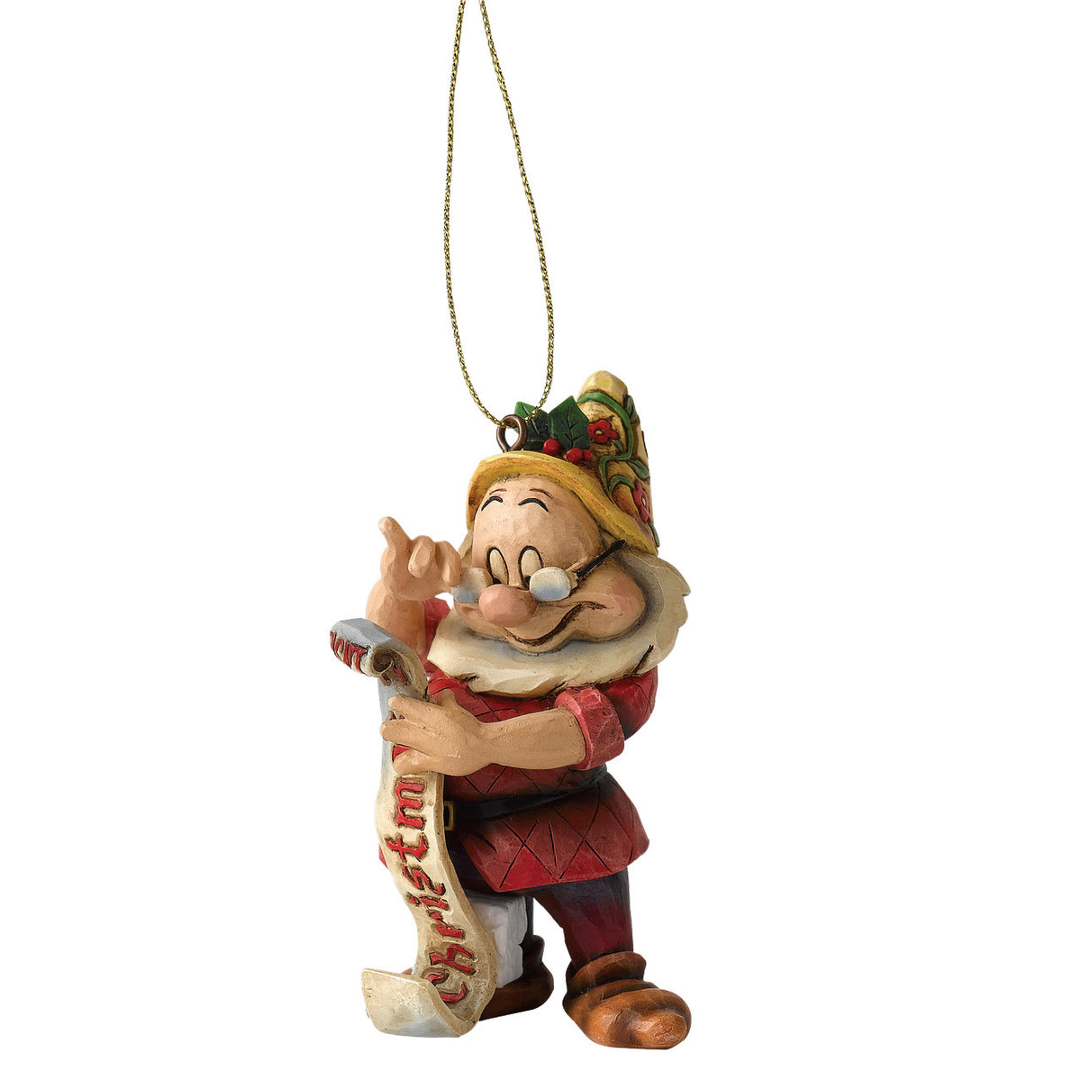 Disney Traditions by Jim Shore Christmas Ornament - Snow White Doc - 7cm | Delivery ± 3 weeks