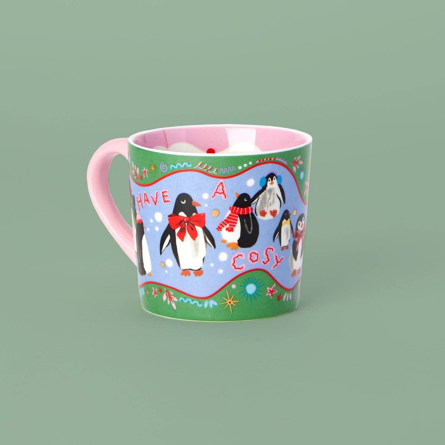Eleanor Bowmer Christmas Mug - 'Have a Cosy Christmas' Penguin Mug