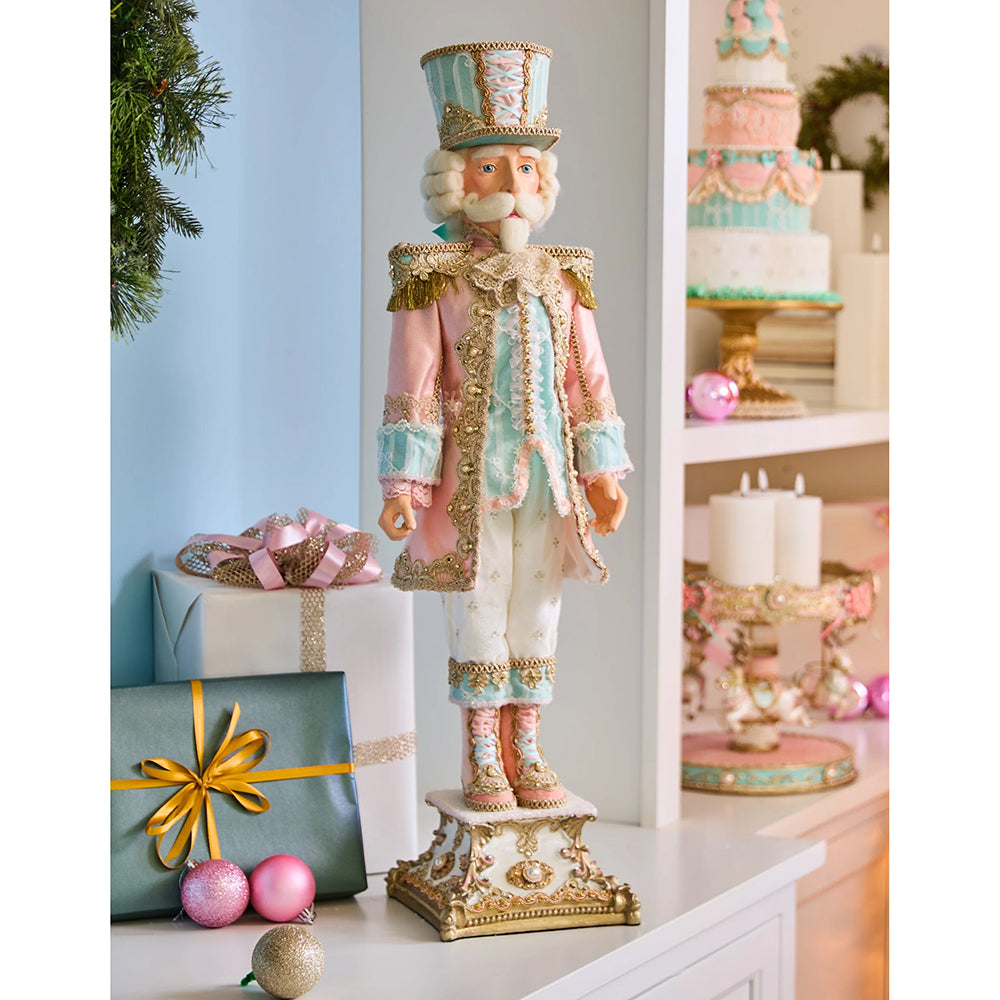 Katherine's Collection Christmas - Joyeux Noel - Captain Pierre Praline Nutcracker - 77cm