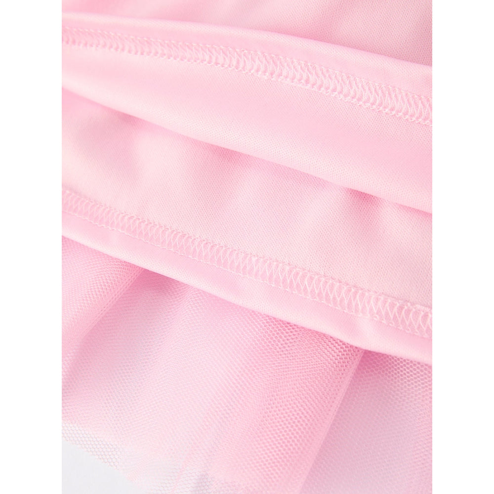 Rylee Faith Designs - Meisjes Kerst Tutu Rok Roze – Gingerbread & Snoepjes