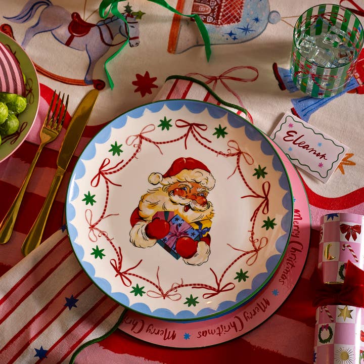 Eleanor Bowmer Kerstservies – Dear Santa dinerbord – 28 cm