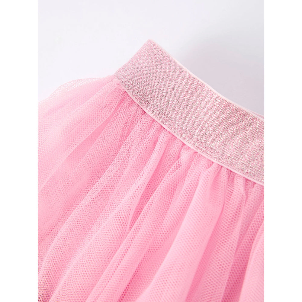 Rylee Faith Designs - Meisjes Kerst Tutu Rok Roze – Gingerbread & Snoepjes