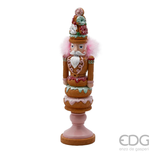 Viv! Christmas Tabletop Figure - Christmas Nutcracker Donuts - pastel - pink green - 37cm