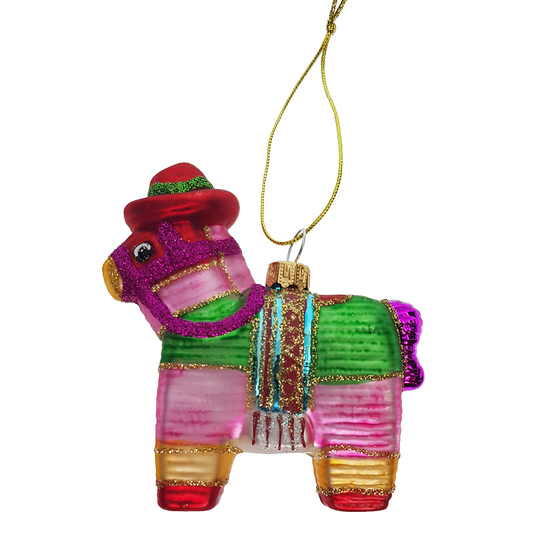 Viv! Christmas Ornament - Pinata - glass - various colors - 9cm